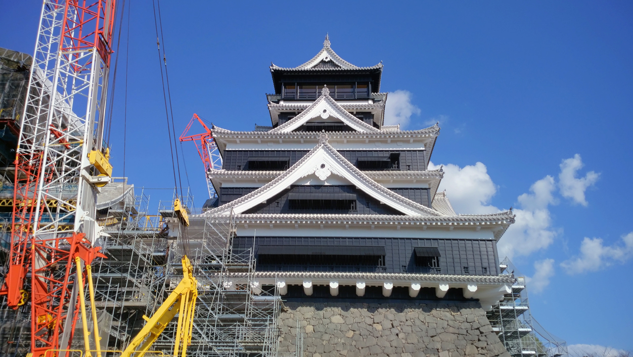 熊本城の大天守が熊本地震から3年半ぶりに一般公開されたのでさっそく行ってきた