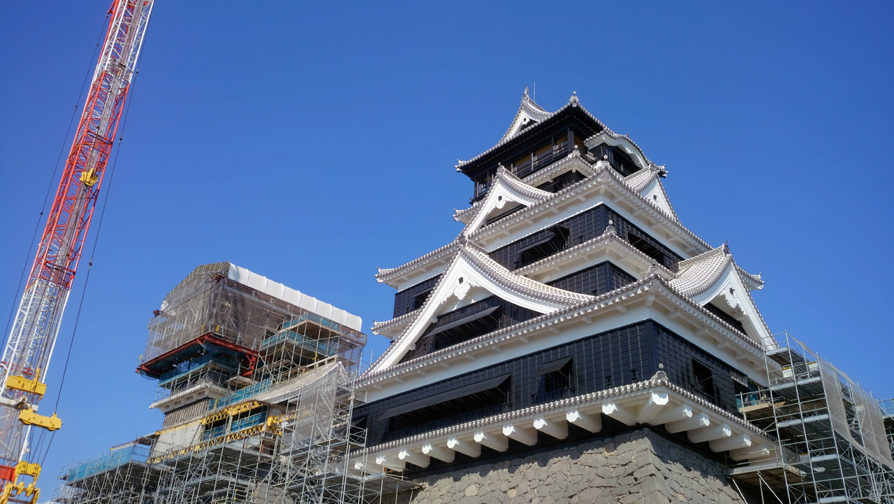 熊本城の大天守が熊本地震から3年半ぶりに一般公開されたのでさっそく行ってきた