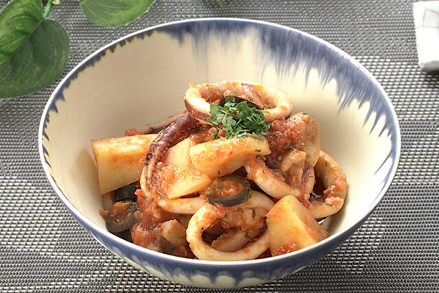 【DAIGOも台所】イカの洋風煮っころがしのレシピ｜作り置き煮込み料理