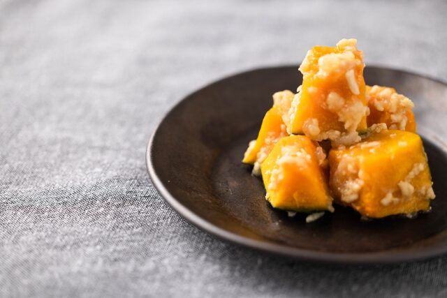 【ヒルナンデス】かぼちゃのおかかチーズ和えのレンジレシピ｜ぐっち夫婦の時短料理