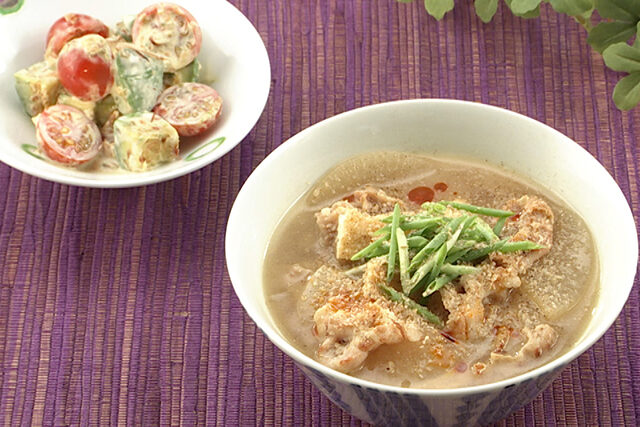 【DAIGOも台所】山本ゆり『大根と豚バラのこくうまみそスープ』レシピ