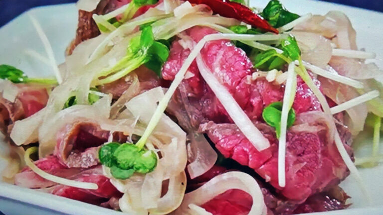 【沸騰ワード10】牛肉のたたきタイ風マリネの作り方 志麻さんレシピ(12月23日)