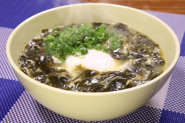 【ヒルナンデス】デトックスわかめスープのレシピ 藤井恵さんの朝ごはん料理