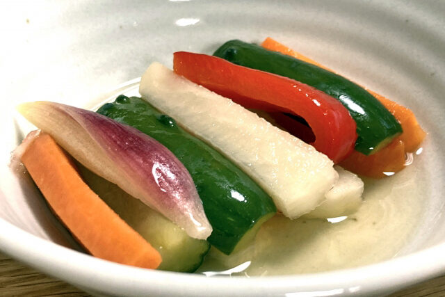 【きょうの料理】和風ピクルスのレシピ(夏野菜)ヒャダイン直伝カレー副菜