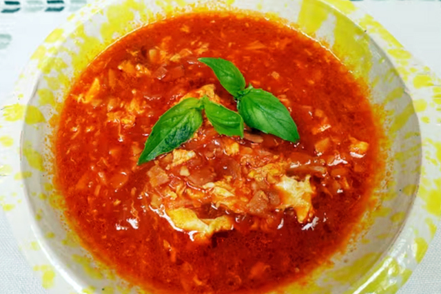 【平野レミの早わざレシピ】アホトマスープの作り方 トマトジュースで(2023年9月18日)