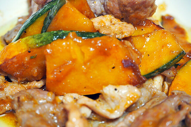 【きょうの料理】かぼちゃと牛肉の甘辛煮のレシピ 田口成子さんのササッと和食