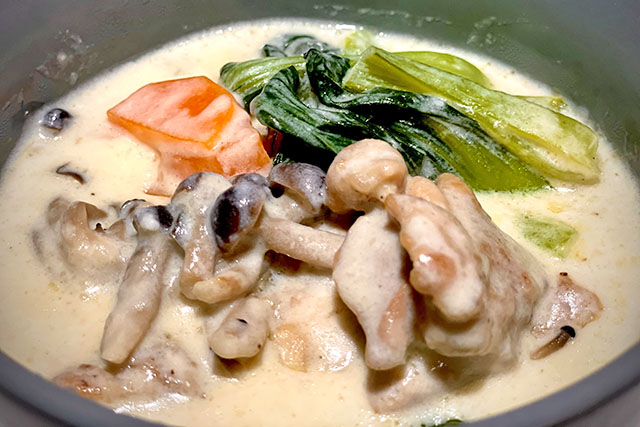 【きょうの料理】鶏肉ときのこの中華クリーム煮のレシピ(ささ身スープ)山本麗子さんの秋中華