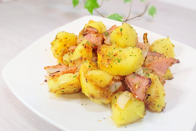 【DAIGOも台所】ジャガイモとごぼうのカルボナーラ風のレシピ