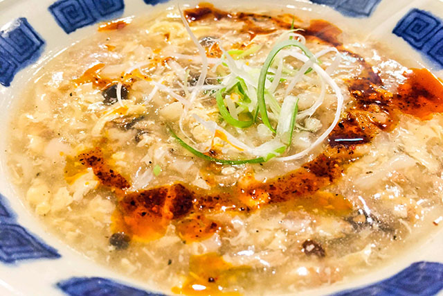 【DAIGOも台所】鮭ともずくの酸辣スープのレシピ 具だくさんサンラータン