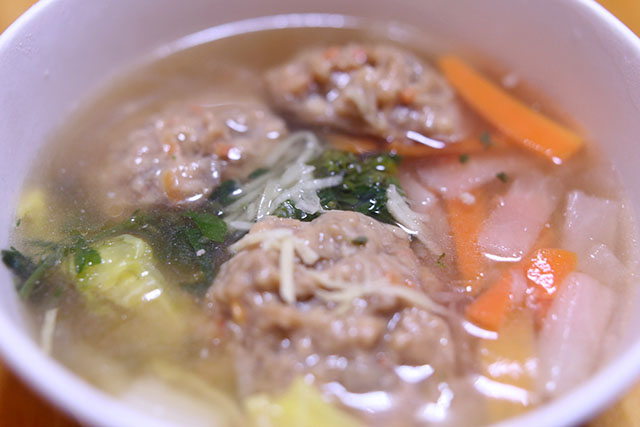【きょうの料理】生姜肉団子のスープのレシピ 今井亮さん直伝しょうが料理
