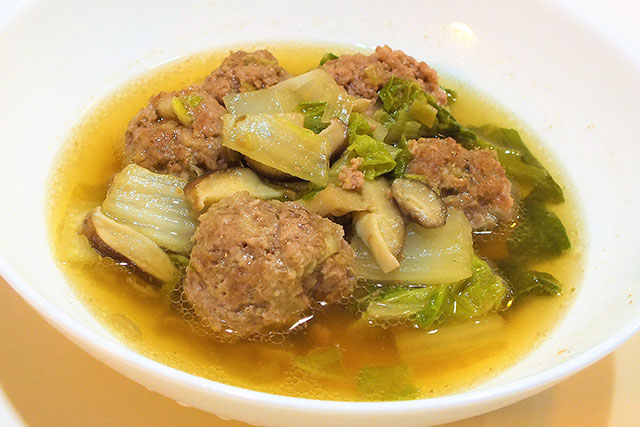 【きょうの料理】白菜と大きな肉団子の煮込みのレシピ 脇屋友詞シェフの中華料理