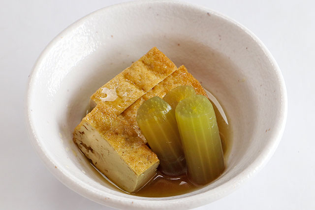 【きょうの料理】ふきと厚揚げの炒め煮のレシピ 大原千鶴さんの春食材料理