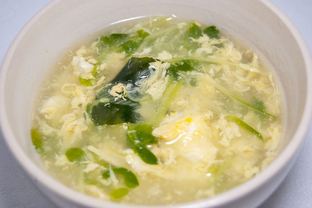 【きょうの料理】レタスの卵とじスープのレシピ きじま親子のアウトドアごはん