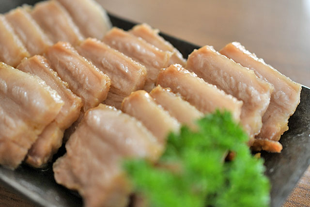 【DAIGOも台所】蒸し豚の辛味ポン酢のレシピ 豚バラ肉で簡単料理