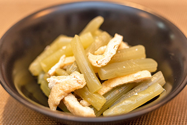 【きょうの料理】ふきと油揚げの煮物のレシピ 前沢リカさんのふき料理